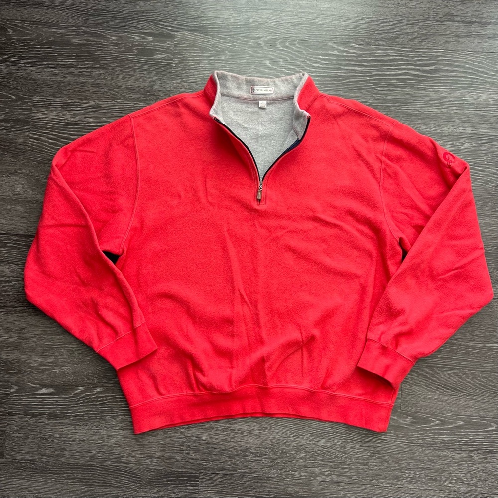 VTG Peter Millar 100% Cotton Half-Zip Sweater - Picture 2 of 7